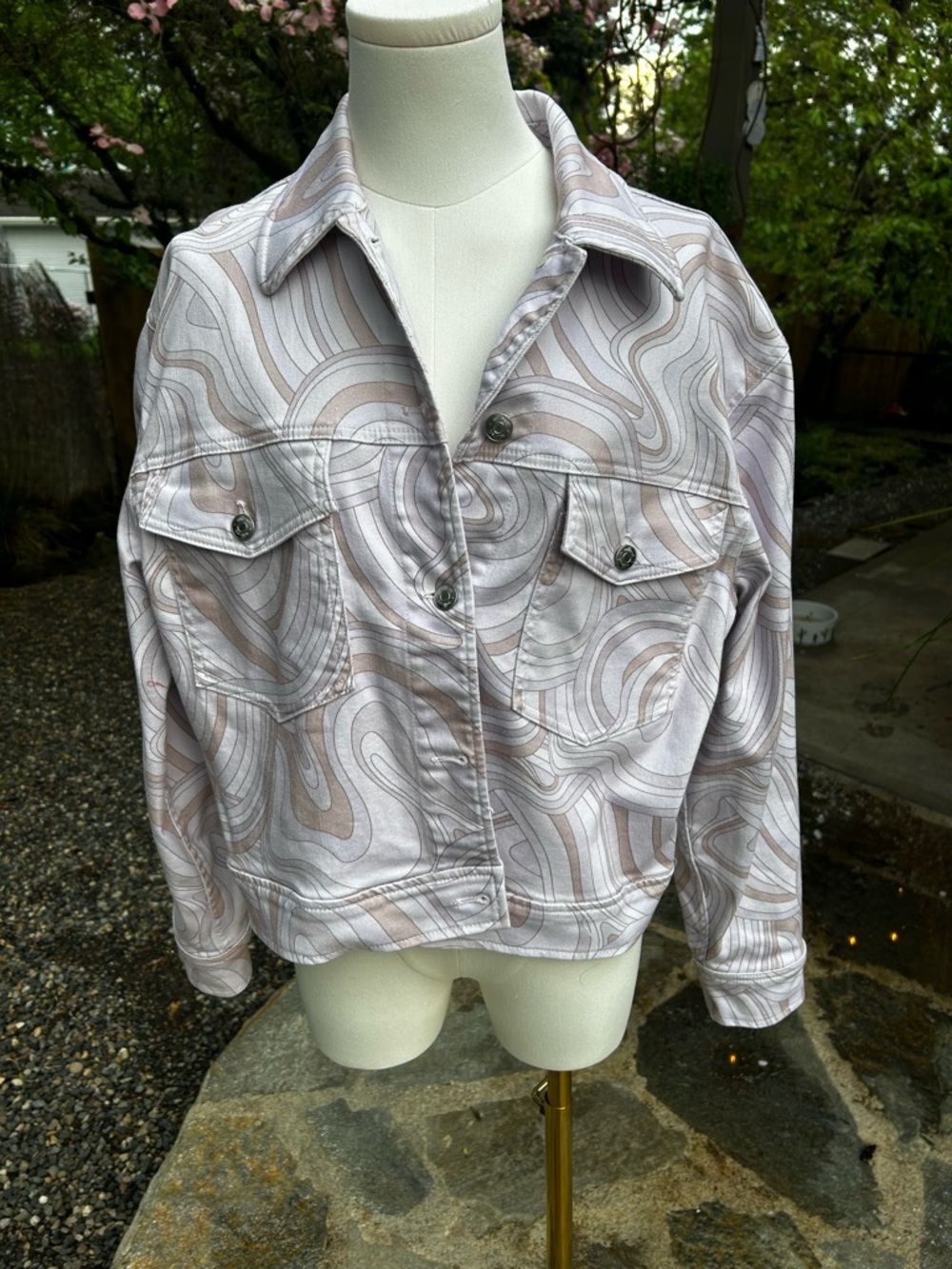Wilfred Free Gaze Button Up Denim Jacket from Aritzia Size M